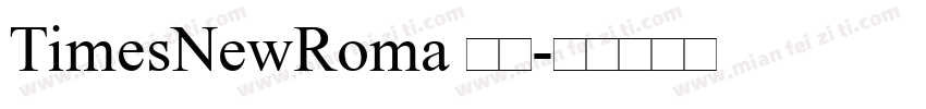 TimesNewRoma 下载字体转换